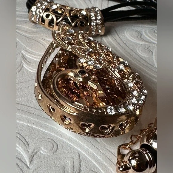 Assemblage Art Necklace Pendant Artisan Smoky Crystal OOAK Statement 3377 O - Picture 7 of 16